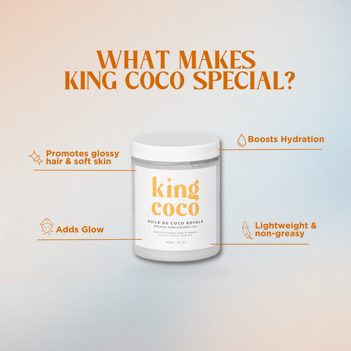 Organic King Coconut Oil - 300 ml